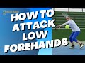 Master the Low Forehand Attack in Tennis!