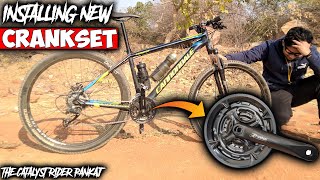 Installing New Prowheel Alloy Crankset In My Mountainbike | Crankset Replacement | Prowheel | EP=2