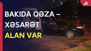 İdarəetmədən çıxan maşın, evakuatora ÇIRPILDI – APA TV