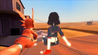 [SFM] Ryuko and Guillmon 3D