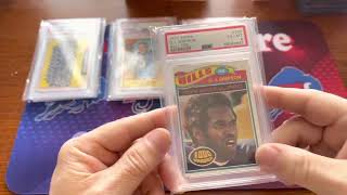 A Peek into my Collection Episode #-1- 26 Buffalo Bills Graded Cards all graded by PSA.