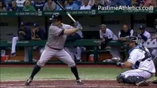 Brett Gardner Slow Motion Home Run Baseball Swing Hitting Mechanics Instruction New York Yankees MLB