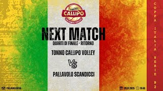 Tonno Callipo Volley vs Pallavolo Scandicci - 29/01/2025