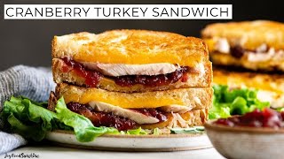 Turkey Cranberry Sandwich (Thanksgiving Sandwich)