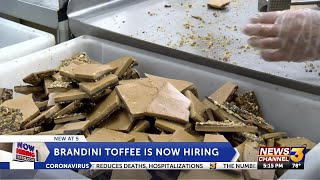 Brandini Toffee is hiring for the holidays