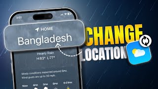 How To Change Location On iPhone Weather App | Add or Delete a City From iPhone Weather App