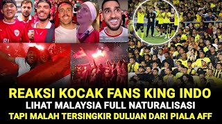 Reaksi Lucu Ngakak 🤣 Fans Timnas Indonesia Lihat Malaysia Tersingkir Dari Piala AFF 2024