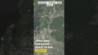 Upesciems - Garkalne - Ādaži 58 km. #велотропыLV