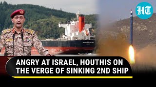 Houthi Missile Barrage Damages 'Greek' Ship In Red Sea; 'Vessel Tilting To One Side' SOS