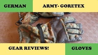 German Army Gore-Tex Gloves