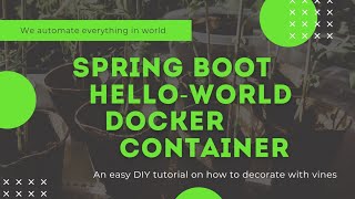 Spring Boot Hello-world Docker Container | DevOpsWorld
