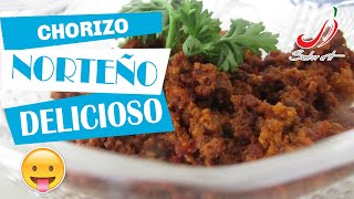 Exquisito chorizo estilo norteño o estilo Chihuahua