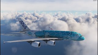 FIRST FLIGHT A380 TEST FROM  TSJU TO TBQ