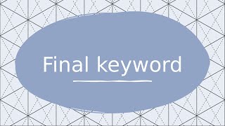 Java interview questions | final keyword [Answers with examples]