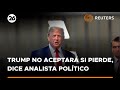 Trump no aceptará si pierde, dice analista político | #Reuters