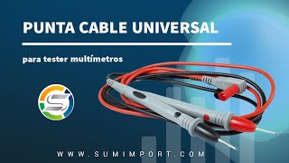 Punta cable universal para tester multímetros#cautin #ventasvenezuela #sumimportca