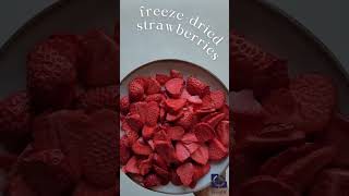 freeze dried strawberries liofilizowane liofilizacja urządzenie truskawki #freezedry #truskawki