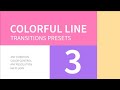 Colorful Line Transitions 3 Premiere Pro Presets