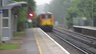 73119 and 73136 T and T LUL 4TC set back from Alton to West Ruislip 5M95 28JUN21