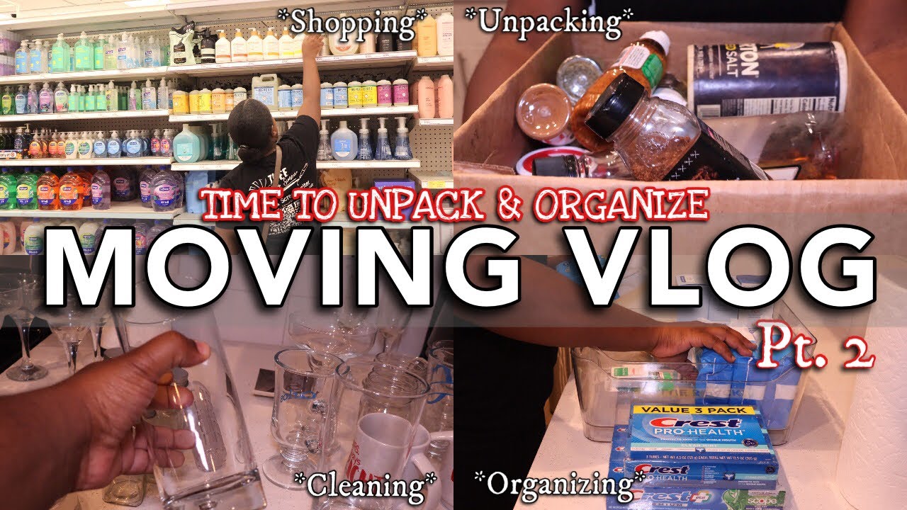 Moving Vlog Pt 2 First Night In The New Place Getting Settled In