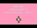 Merge Spreadsheets with Python