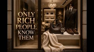 15 Luxury Brands Only Rich People Know (Not Gucci, Not Louis Vuitton)