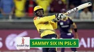 HBL PSL-2020 || Darren Sammy Hit Six 6 || Kar Vs Pes || Cricket Clips