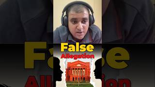 the importance of safeguarding against false allegations. #shorts