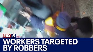 NYC crime: Newsstand workers targeted by violent robbers