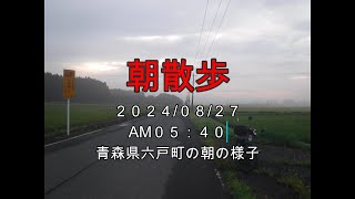 湿度が高くて暑いと辛いですねぇ～「朝散歩」【えびてつチャンネル】