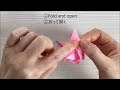 3 3【level high】origami rose fukuyama rose　【折り紙】福山ローズ