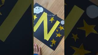 Let’s Make letter N craft 😍 #preschoolactivities #preschoolers #kids #diy