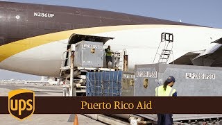 UPS Offers Puerto Rico Aid