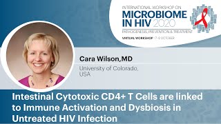 Intestinal Cytotoxic CD4+TCells Linked to Immune Activation and Dysbiosis in Untreated HIV Infection