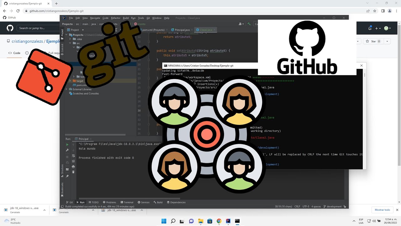 Creacion De Un Proyecto En Java Usando Intellij Y Actualizacion De