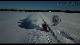 Aurausta Sisu Jyry R-142 / Snowplowing 4K