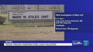 REPORT: Texas prison temperature logs falsified