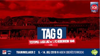 Trainingslager-Testspiel: LASK - 1. FC Heidenheim 1846 (Sa., 15.30 Uhr)