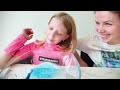 Милана и МАМА СДЕЛАЛИ СЛАЙМ из КОСМЕТИКИ МИЛАНЫ 2 Что У них Вышло makeup slime