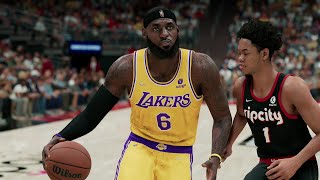 Los Angeles Lakers vs Portland Trailblazers - NBA Today 2/9/2022 Full Game Highlights (NBA 2K22 Sim)