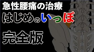 【初学者向け】急性腰痛に対するファシアハイドロリリース　完全版