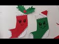 Christmas Stocking Craft 🧦 ideas #christmasdecor #christmasdecorations #craftermadiha