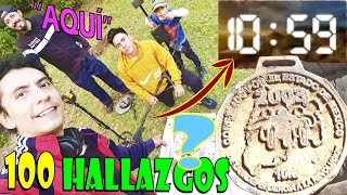 ¡100 Hallazgos en 11:00 minutos con mi Detector de Metales!