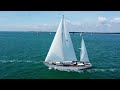 classic yacht kaléa 70ft wooden ketch british classics week 2024