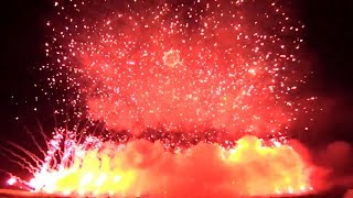 2017 神明の花火 グランドフィナーレ 高音質 This is a famous fireworks display in Japan high sound quality great impact