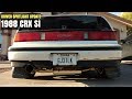 $92 eBay Exhaust & Gates Timing Belt Install - 1988 CRX Si