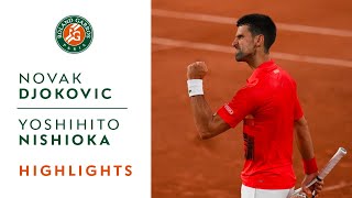 Novak Djokovic vs Yoshihito Nishioka - Round 1 Highlights | Roland-Garros 2022
