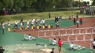 2015関西種目別 110ｍH　準決勝　相磯　麻野　加藤