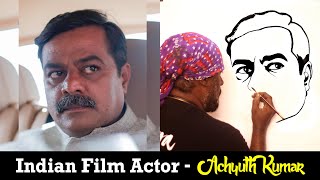 How to Draw Achyuth Kumar Indian Film Actor  KGF Chapter 2 #Shorts - Udhaya Speed Painting