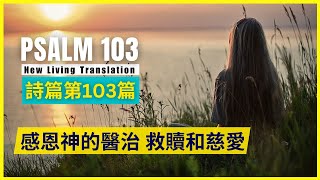 [詩篇 103/Psalm 103] 耶和華赦免我一切的罪惡 醫治我一切的疾病| 祂救贖我生命脫離死亡| 東離西有多遠，他叫我們的過犯離我們也有多遠| 父親怎樣憐憫他的兒女 耶和華也怎樣憐憫敬畏他的人